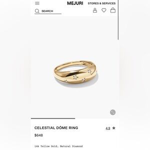 MEJURI CELESTIAL DÔME RING